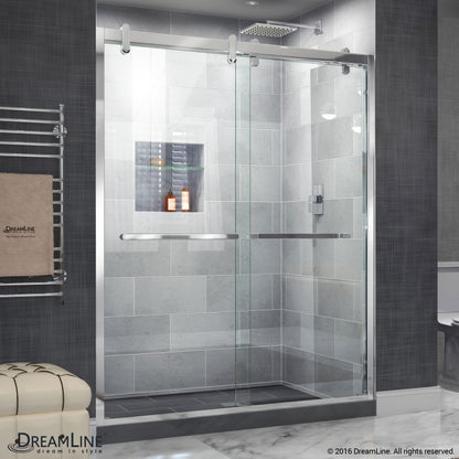 Cavalier Semi-Frameless Double Sliding Shower Door