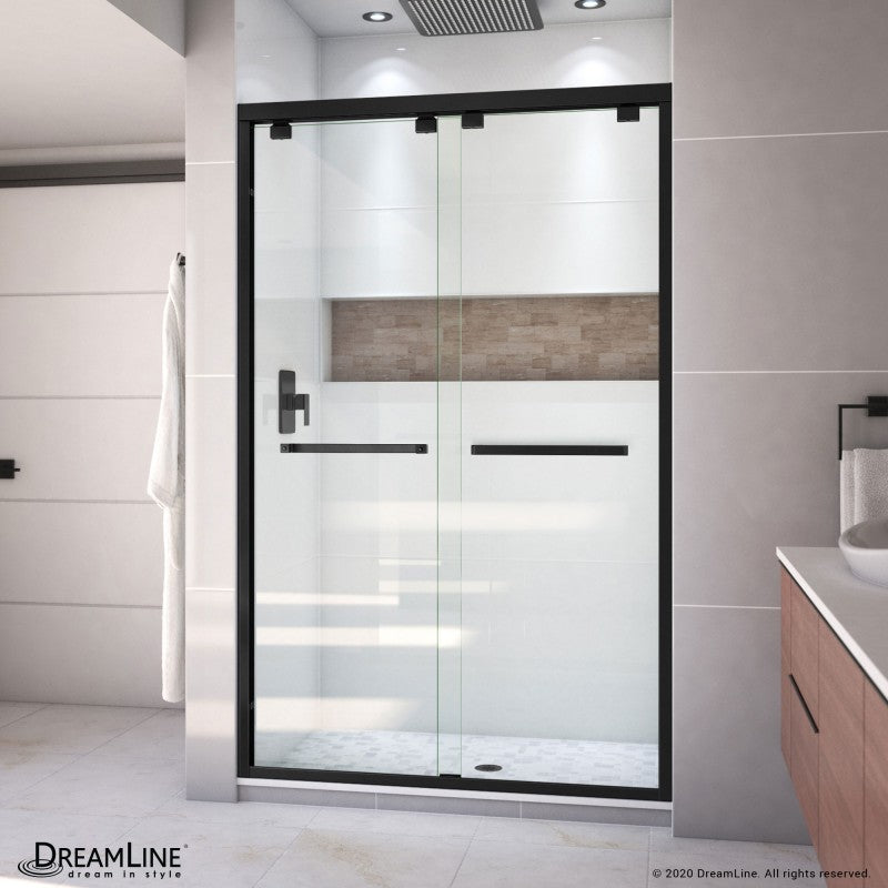 Encore Semi-Frameless Double Sliding Shower Door