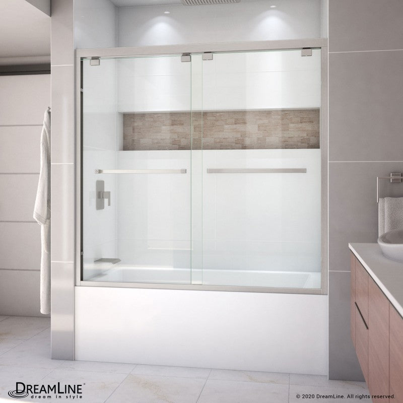 Encore Semi-Frameless Double Sliding Shower Door