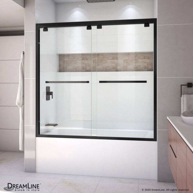 Encore Semi-Frameless Double Sliding Shower Door