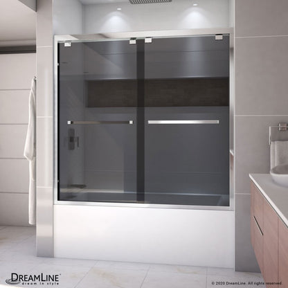 Encore Semi-Frameless Double Sliding Shower Door