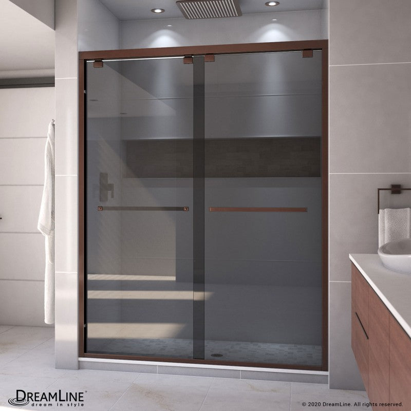 Encore Semi-Frameless Double Sliding Shower Door