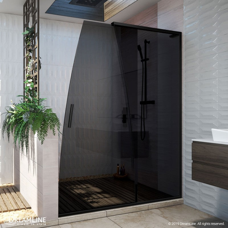 Crest Frameless Single Sliding Shower Door
