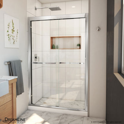 Duet Plus Semi-Frameless Double Sliding Shower Door