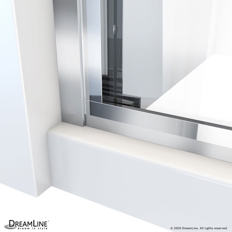Duet Plus Semi-Frameless Double Sliding Shower Door