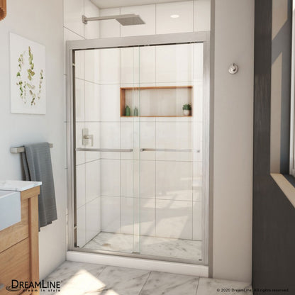 Duet Plus Semi-Frameless Double Sliding Shower Door