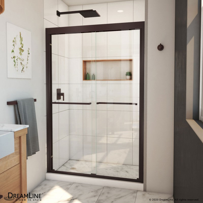Duet Plus Semi-Frameless Double Sliding Shower Door