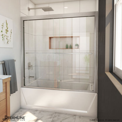 Duet Plus Semi-Frameless Double Sliding Shower Door