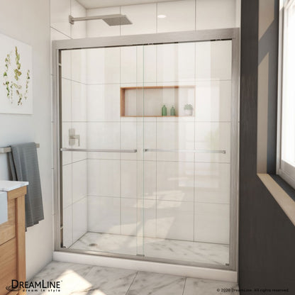Duet Plus Semi-Frameless Double Sliding Shower Door