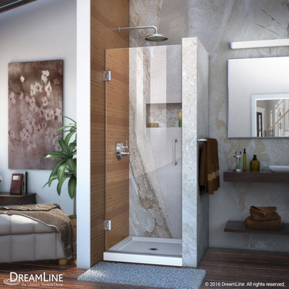 Unidoor Frameless Hinged Shower Door