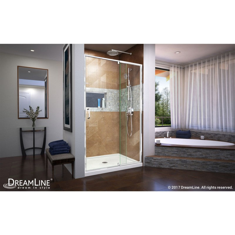 Flex Semi-Frameless Pivot Shower Door