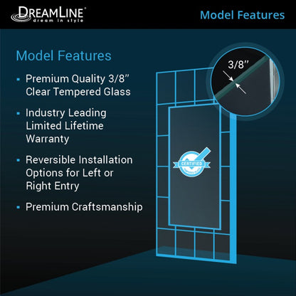 French Linea Avignon Stationary Shower Panel