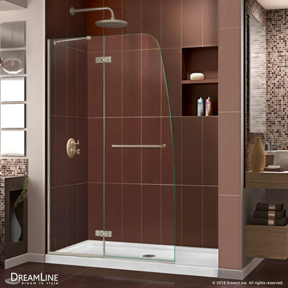 Aqua Ultra Frameless Hinged Shower Door