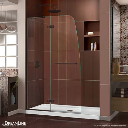 Aqua Ultra Frameless Hinged Shower Door