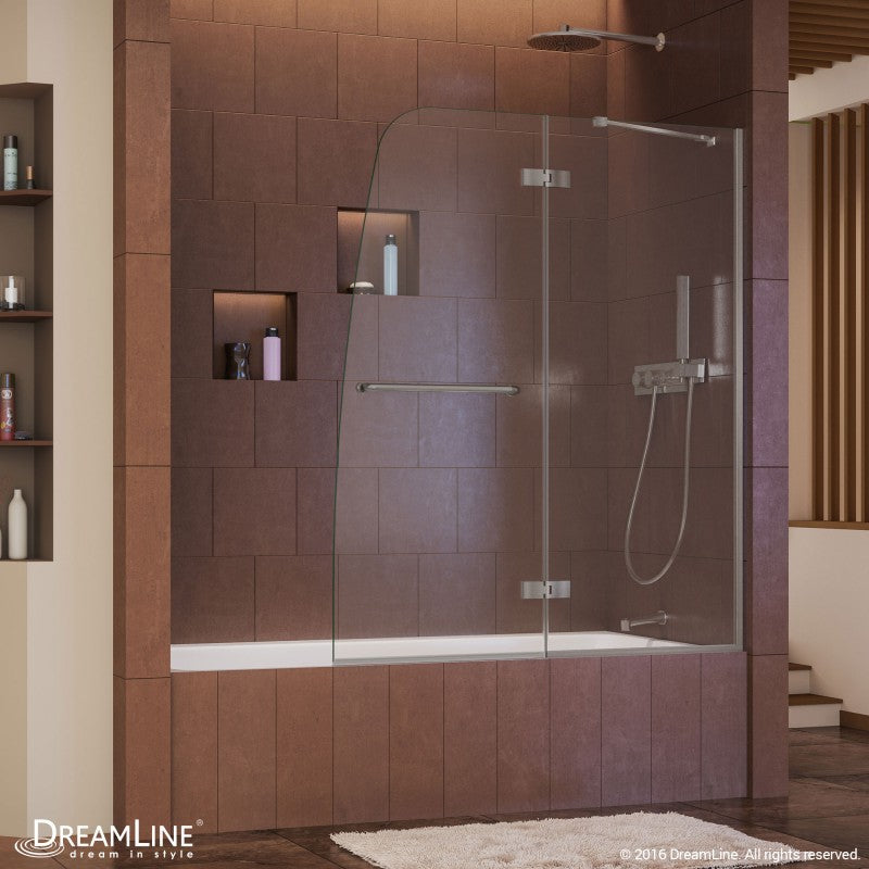 Aqua Ultra Frameless Hinged Shower Door