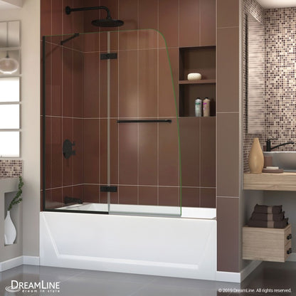 Aqua Ultra Frameless Hinged Shower Door