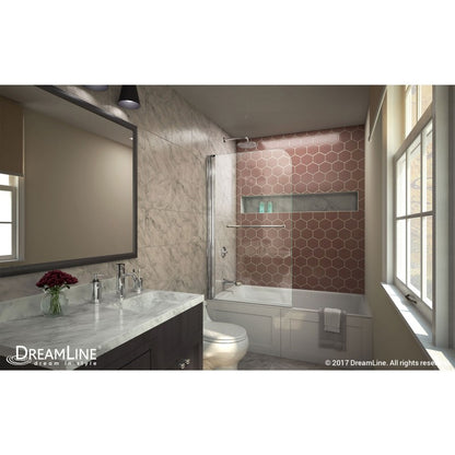 Aqua Frameless Swing Tub Door