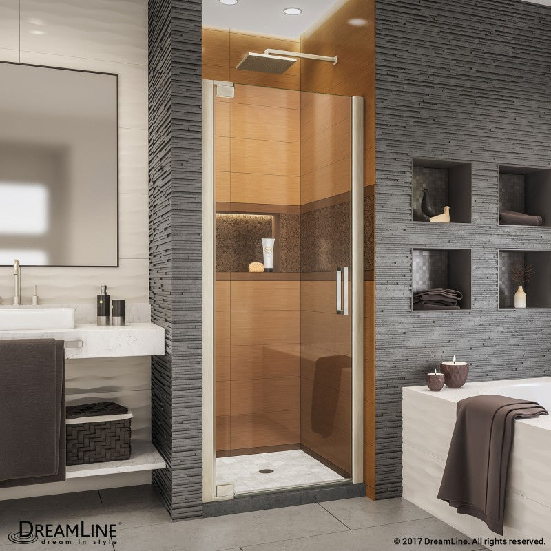 Elegance-LS Frameless Pivot Shower Door (25"W to 45"W)