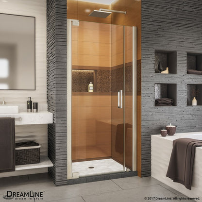 Elegance-LS Frameless Pivot Shower Door (25"W to 45"W)