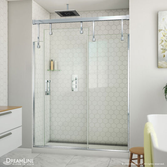 Avenue Semi-Frameless Single Sliding Shower Door