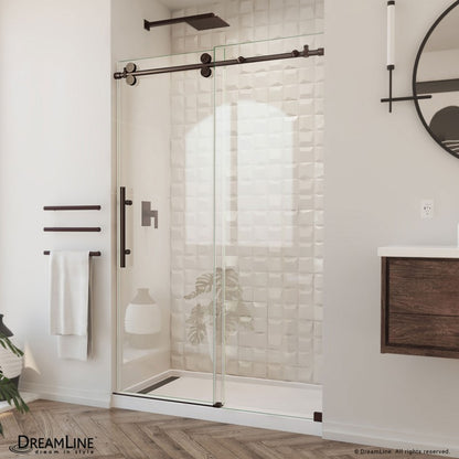 Enigma-XO Frameless Single Sliding Shower Door