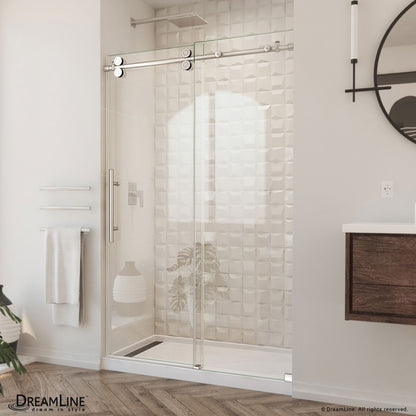 Enigma-XO Frameless Single Sliding Shower Door