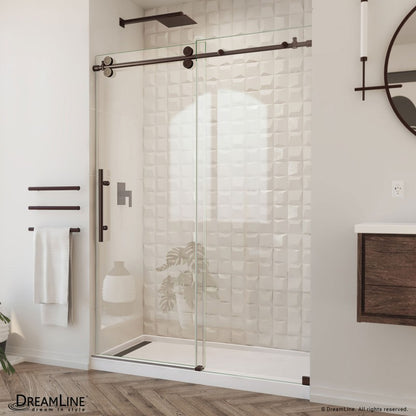 Enigma-XO Frameless Single Sliding Shower Door