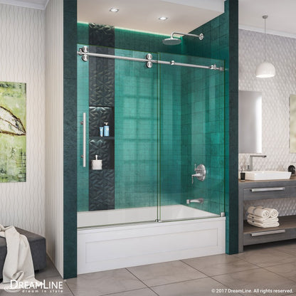 Enigma-XO Frameless Single Sliding Shower Door
