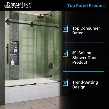 Enigma-XO Frameless Single Sliding Shower Door