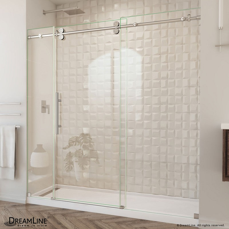 Enigma-XO Frameless Single Sliding Shower Door