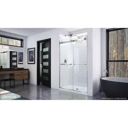 Essence Frameless Double Sliding Shower Door