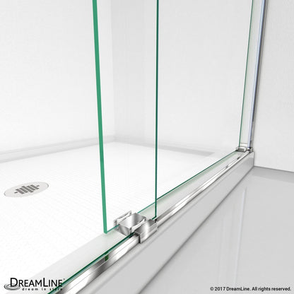 Essence Frameless Double Sliding Shower Door