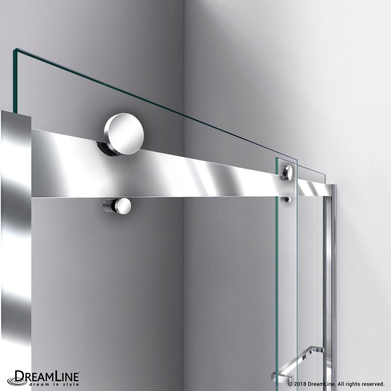 Sapphire Semi-Frameless Double Sliding Shower Door