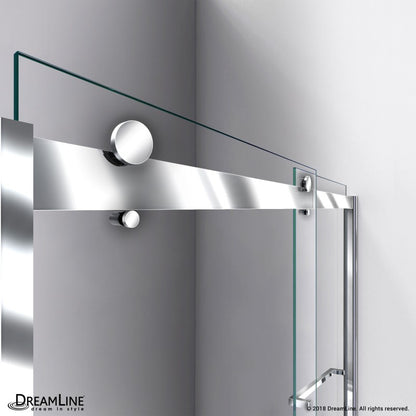 Sapphire Semi-Frameless Double Sliding Shower Door