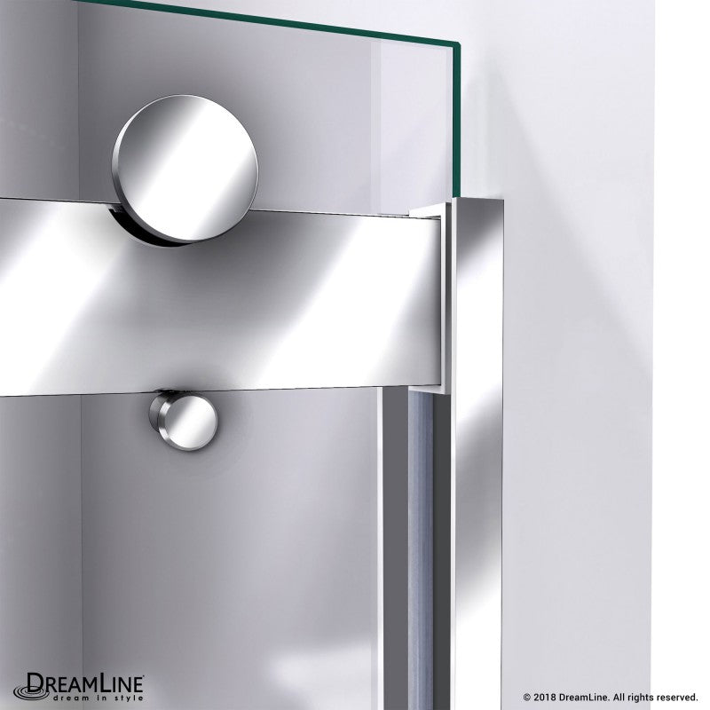 Sapphire Semi-Frameless Double Sliding Shower Door