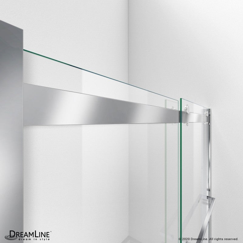 Essence-H Semi-Frameless Double Sliding Shower Door
