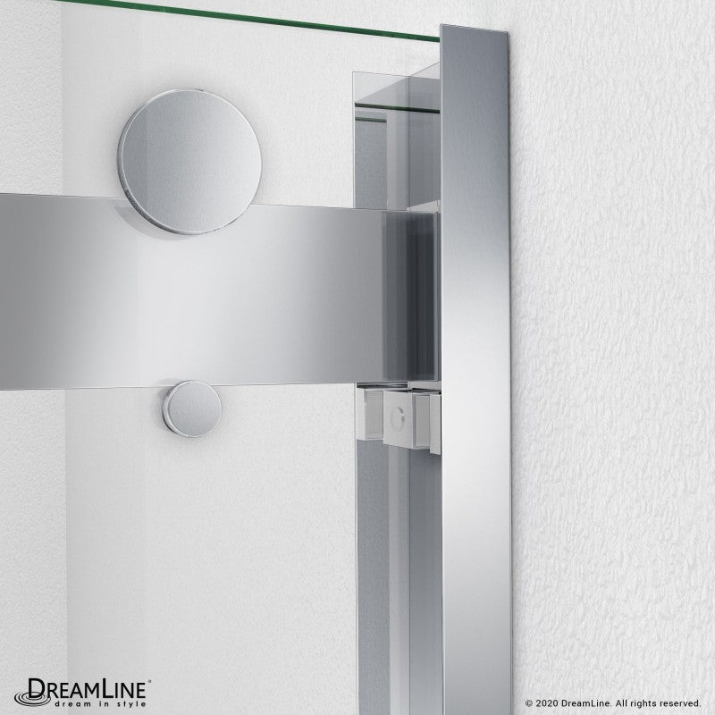 Essence-H Semi-Frameless Double Sliding Shower Door