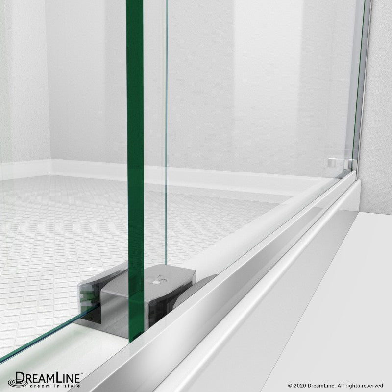 Essence-H Semi-Frameless Double Sliding Shower Door