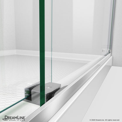 Essence-H Semi-Frameless Double Sliding Shower Door