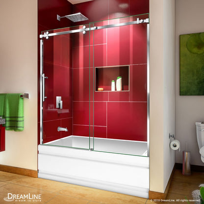 Enigma Sky Frameless Single Sliding Shower Door