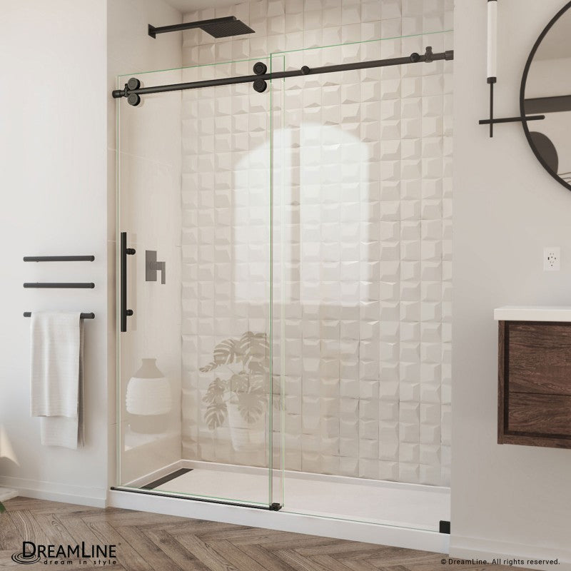Enigma-XO Frameless Single Sliding Shower Door