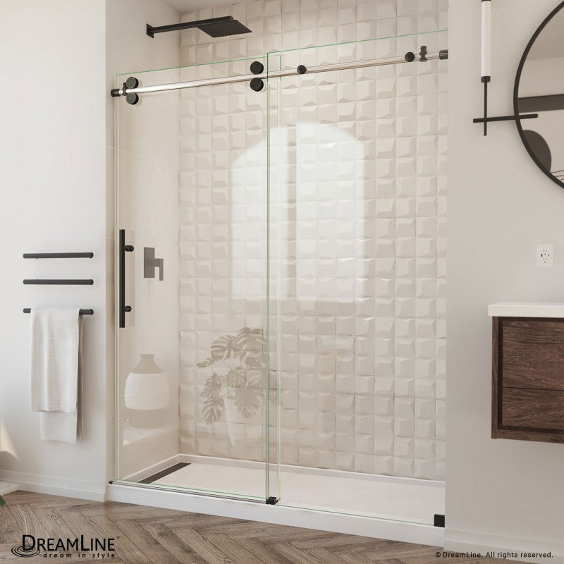 Enigma-XO Frameless Single Sliding Shower Door