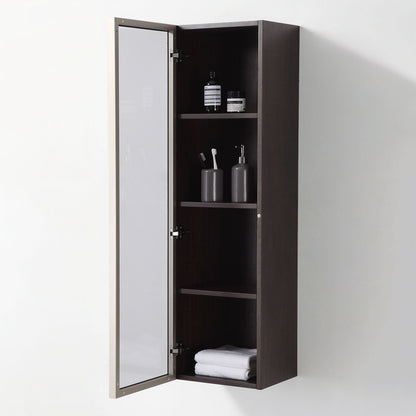 Luce 13" Wall Mounted Linen Cabinet