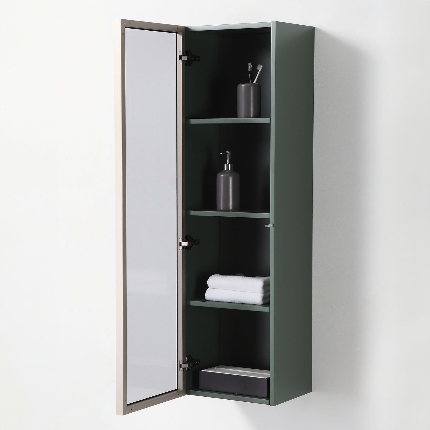 Luce 13" Wall Mounted Linen Cabinet