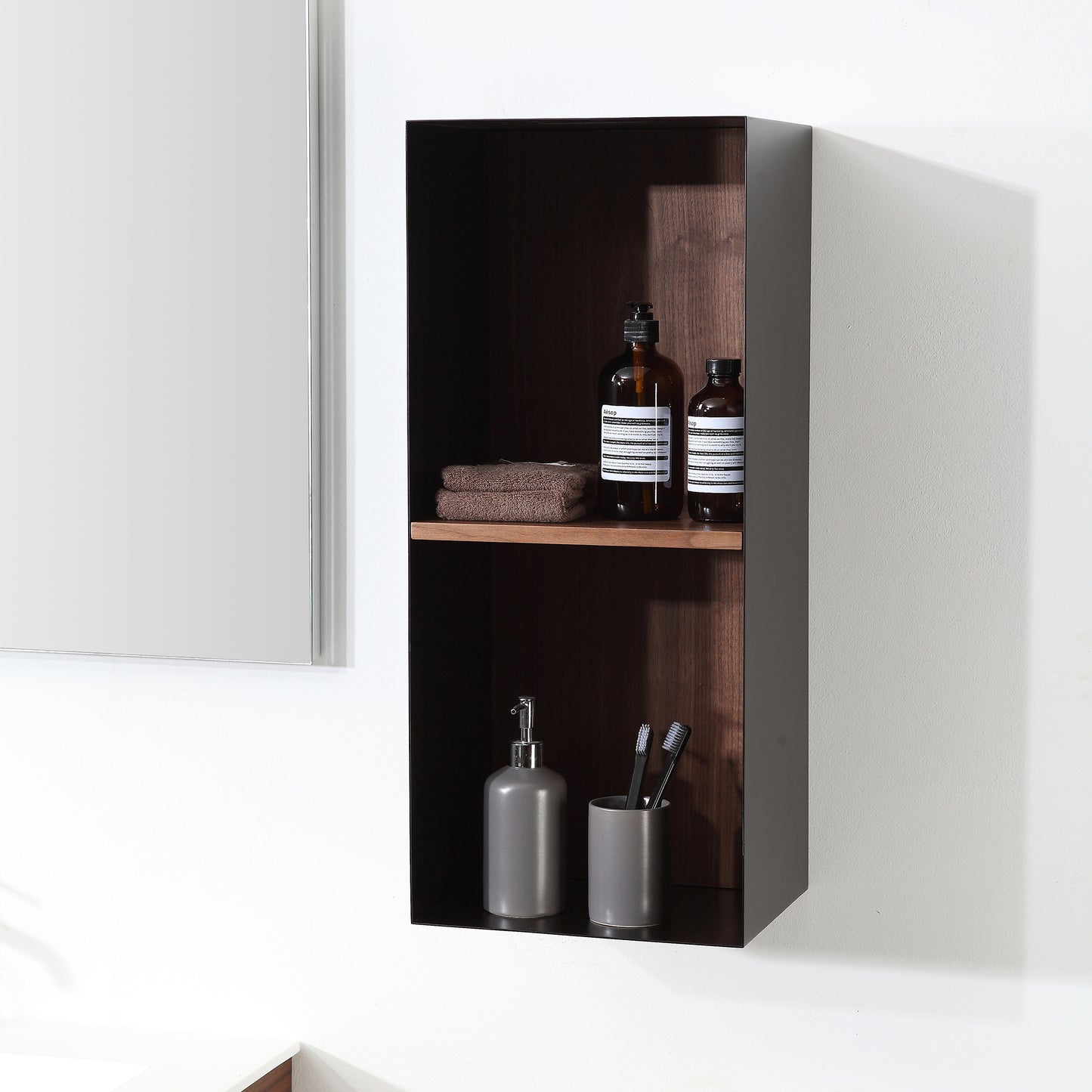 Shadow 12" Wall Mounted Linen Cabinet