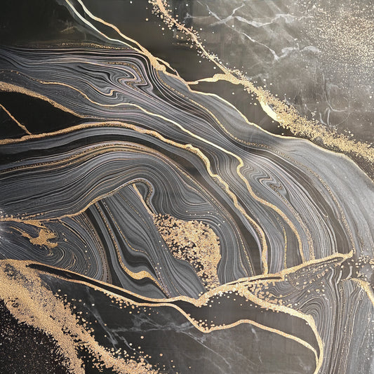 Gold Rush Galaxy PVC Shower Wall Panel