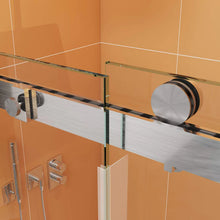 Load image into Gallery viewer, Wolfgang Single Sliding Frameless Soft Close Shower/Tub Door with 3/8 in. (10 mm) Clear Tempered Glass (SS13)
