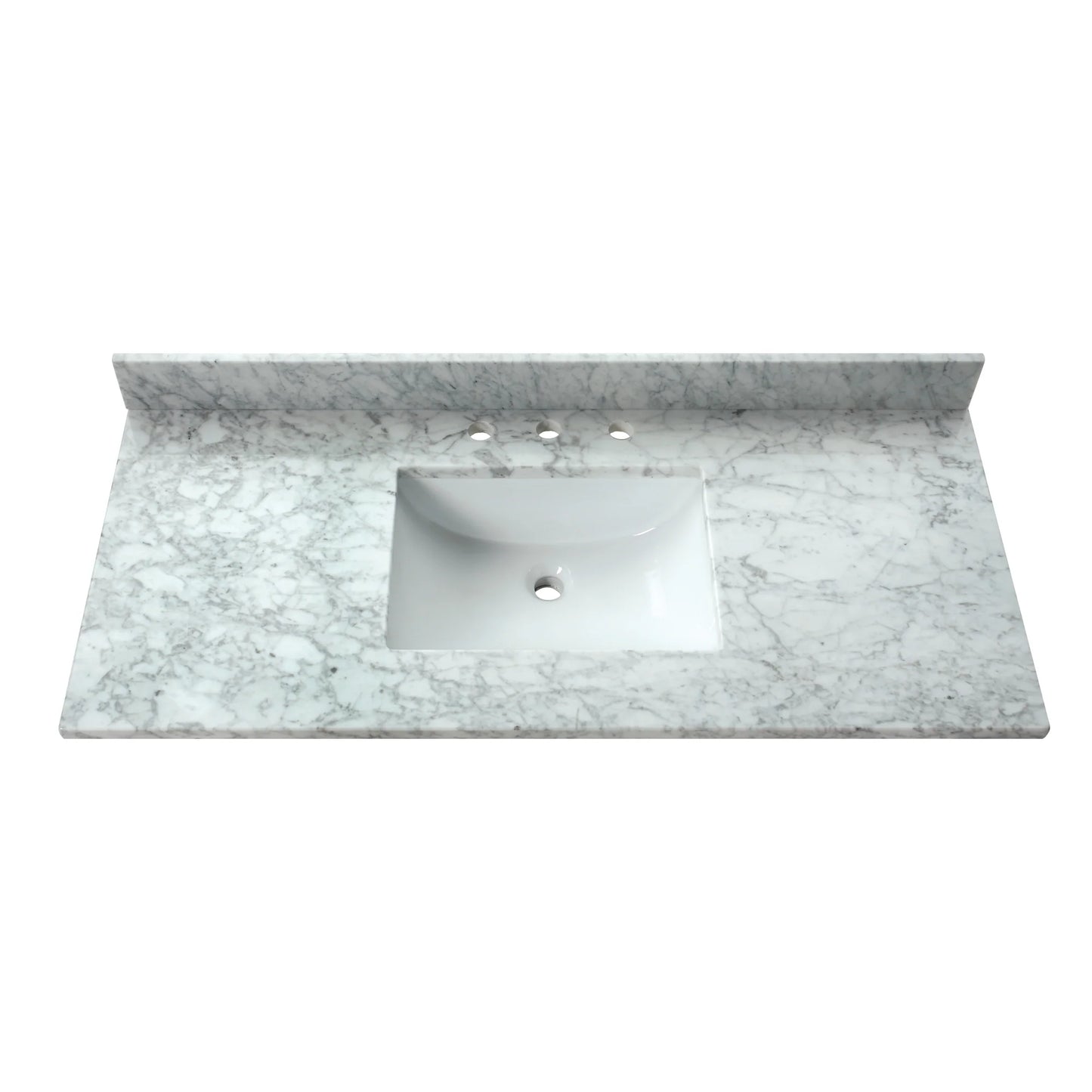 Carrara White Natural Marble Vanity Top