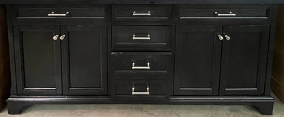 [CLEARANCE] Scott Living Roveland Black 72" Bathroom Vanity [BASE ONLY]