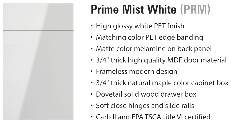Prime Mist White European